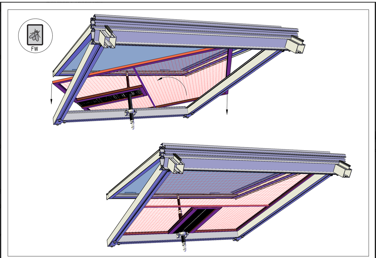 Exaco Fly Screen's - Roof/Louver