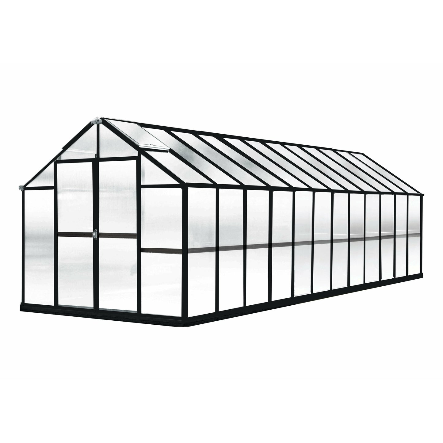 Mont Growers Edition Greenhouse 8FTx 24FT - Black Finish MONT-24-BK-GROWERS