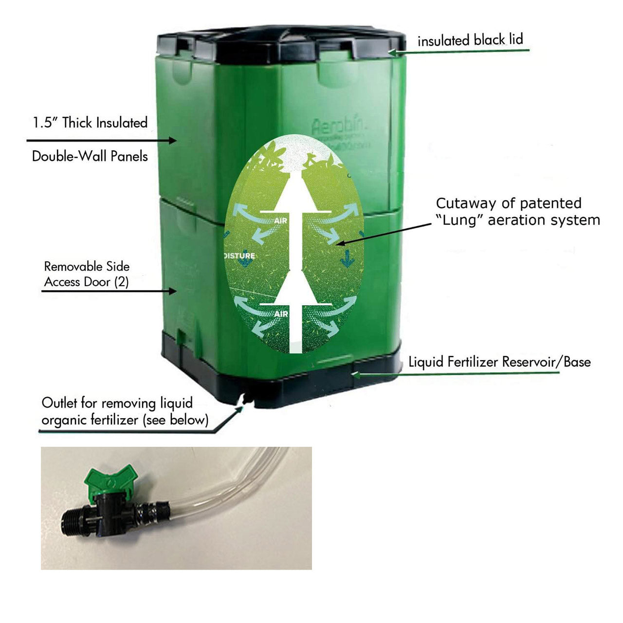 Aerobin 400 Insulated Composter