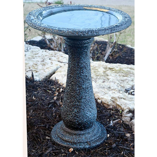 Grey/Blue Bird Bath