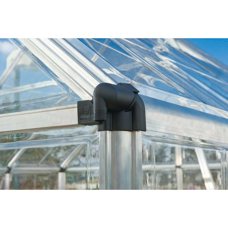 Palram - Canopia Snap & Grow 6' x 16' Greenhouse - Silver