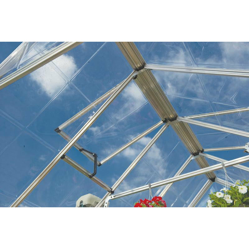 Palram - Canopia Snap & Grow 6' x 16' Greenhouse - Silver