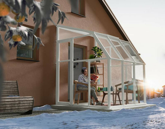Palram - Canopia Sun Room 6' x 6' - White