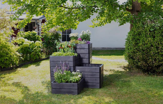 Ergo "Quadro" Stackable Raised Bed Planters by Graf