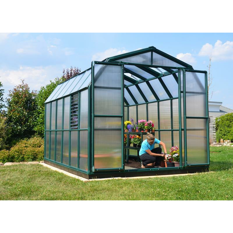 Palram - Canopia Prestige 8' x 12' Greenhouse - Twin Wall
