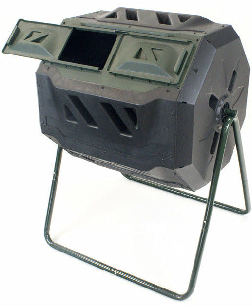 Mr. Spin Dual Compartment Compost Tumbler
