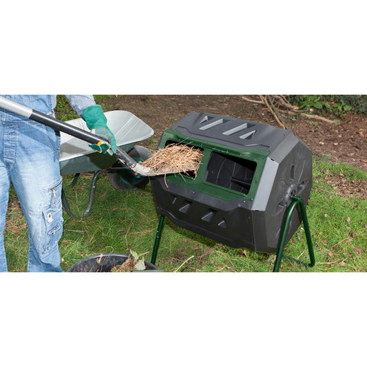 Mr. Spin Dual Compartment Compost Tumbler