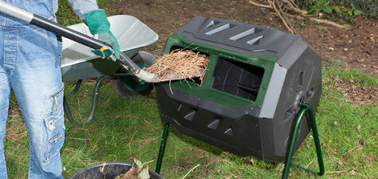 Mr. Spin Dual Compartment Compost Tumbler