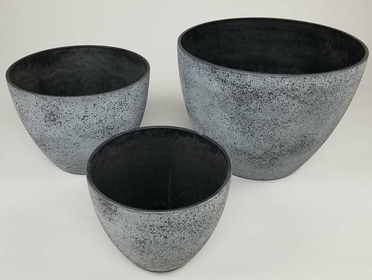 Round Nested Planters - Set of 3