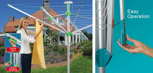 Nova Plus 500 Rotary Retractable Clothes Dryer by Juwel