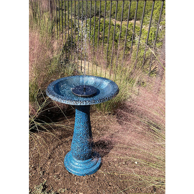 Solar Birdbath - Round Base