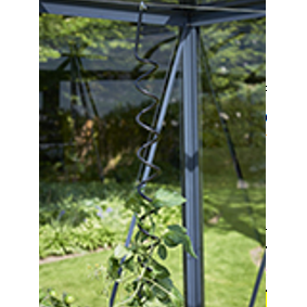 Flexible Plant Spirals for Vertical Growth