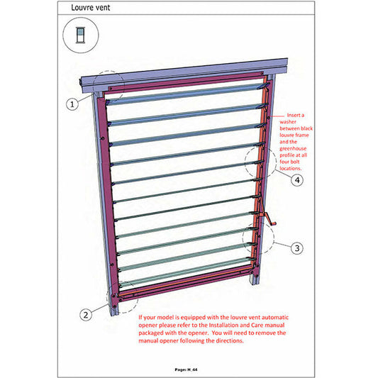 Royal Victorian Louvre Window