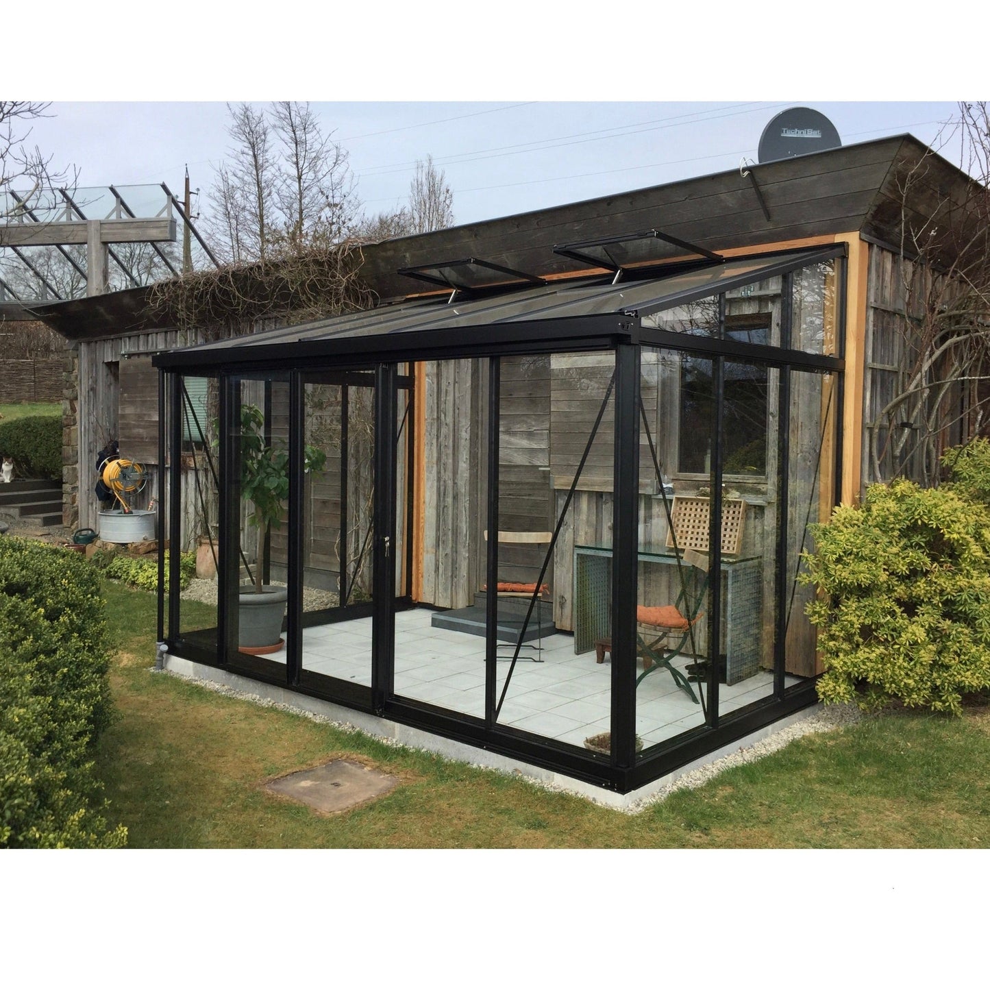 Exaco Janssens Arcadia Lean-to Greenhouse