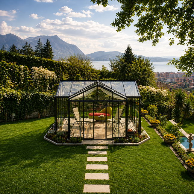 Exaco Janssens Royal Victorian Orangerie 13 x 16 ft T-Shape