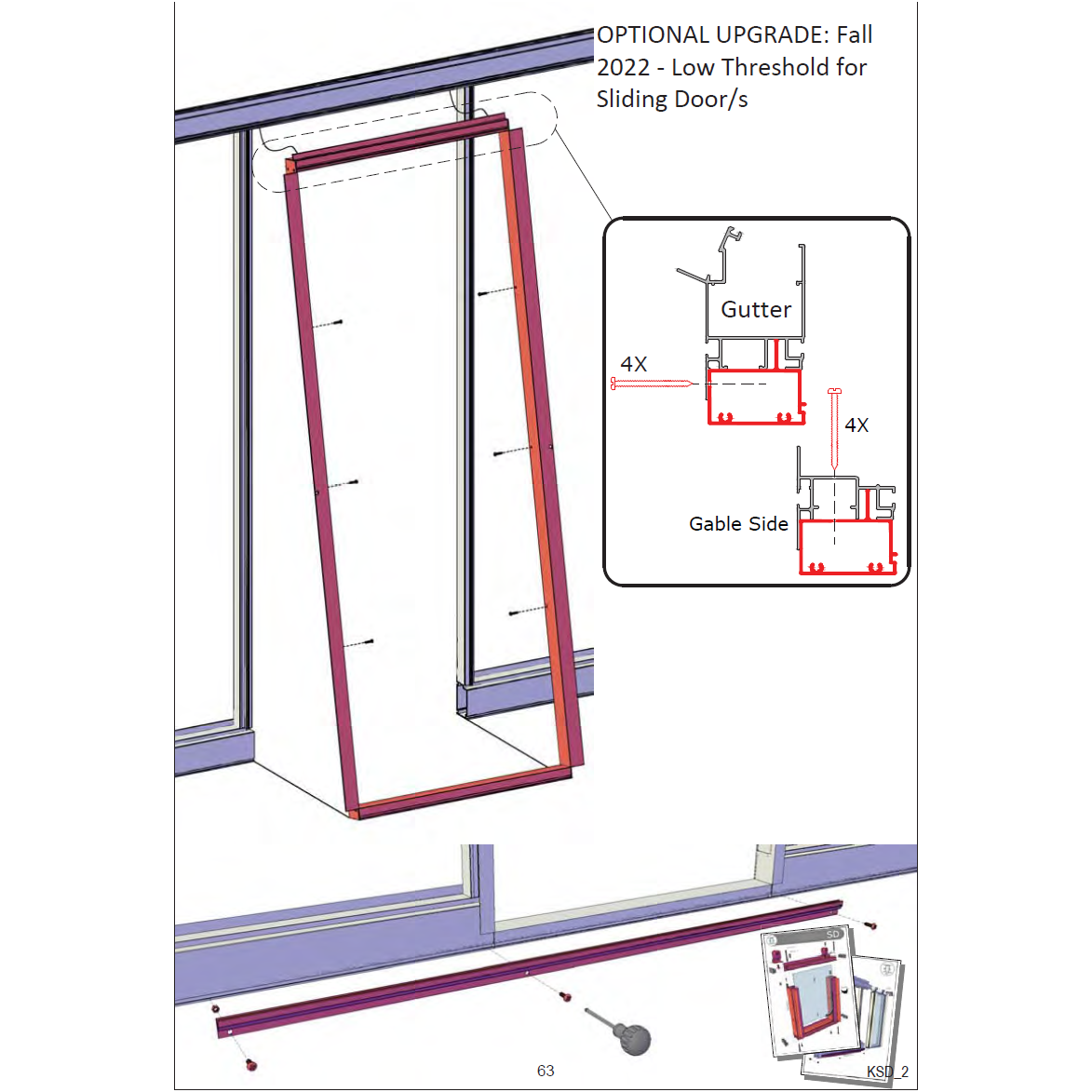 Royal Victorian Low Threshhold Sliding Door