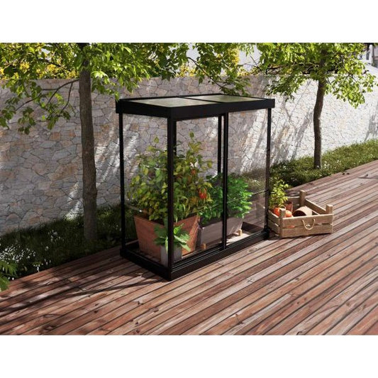 Palram - Canopia Ivy 4' x 2' Mini Greenhouse - Black