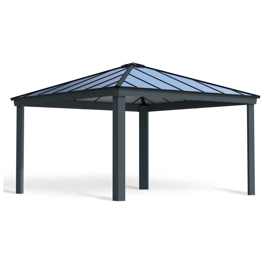 Palram - Canopia Dallas 14' x 14' Gazebo - Gray