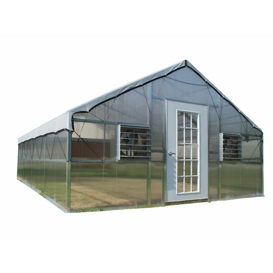 Jefferson  --Premium Grower's Edition-- 16FT x 30FT Educational Greenhouse Kit With 6FT High Walls