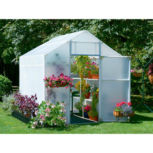 Solexx Garden Master Greenhouse Deluxe 8'W x 8'L x 8'9"H