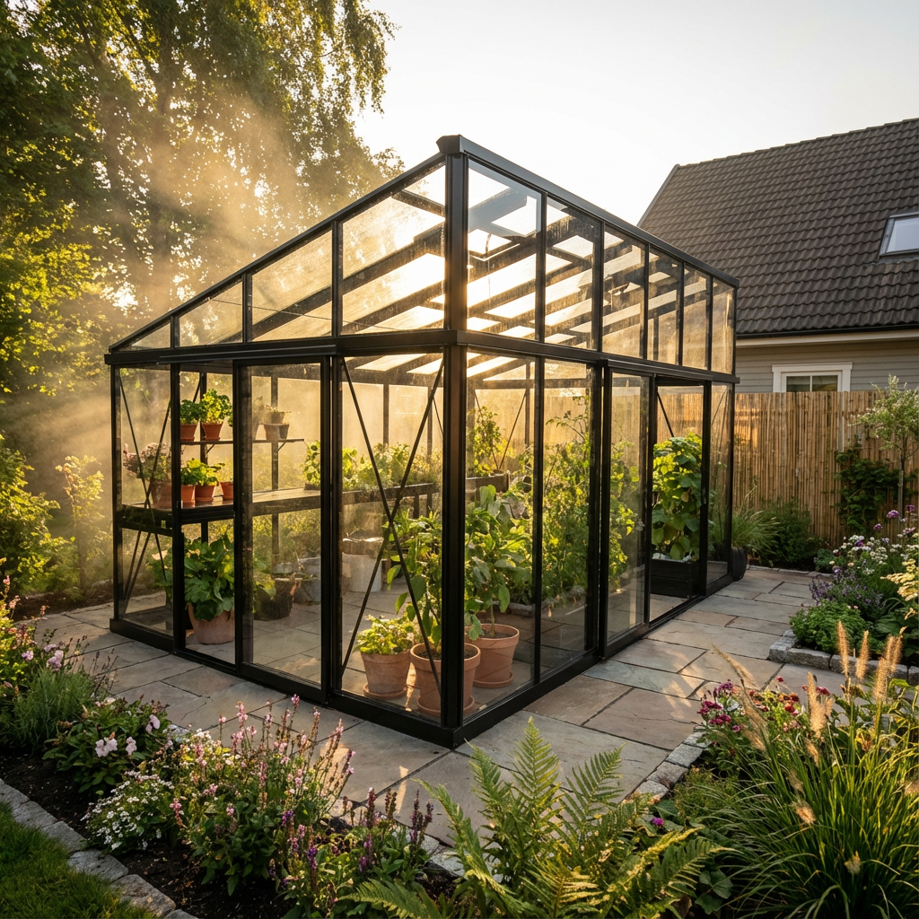 Exaco Janssens Modern M34 Greenhouse 10 x 15 ft
