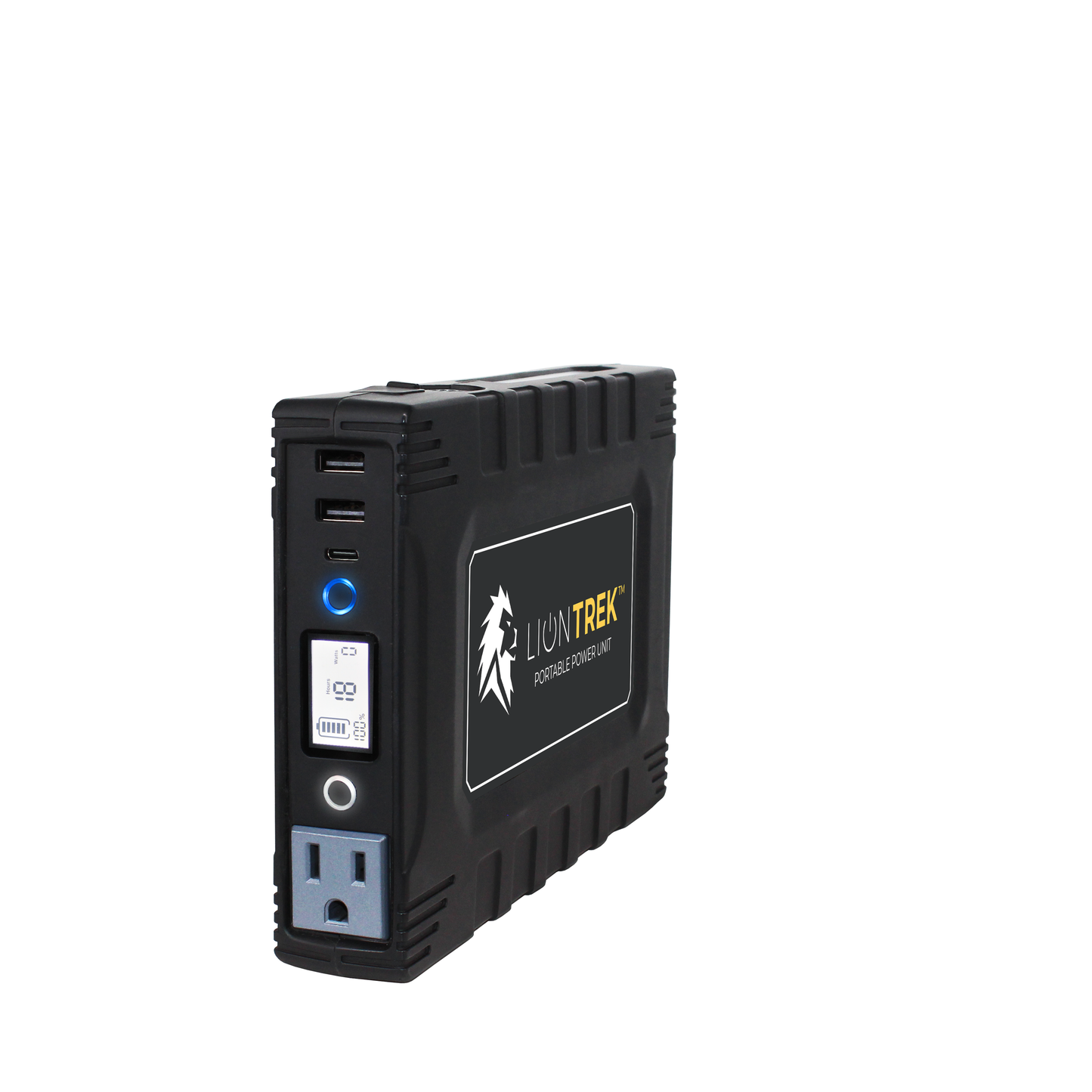 Lion TrekTM Portable Generator, 99Wh LiFePO4, 150W AC, 2 USB-A, and 1 USB-C / PD45W