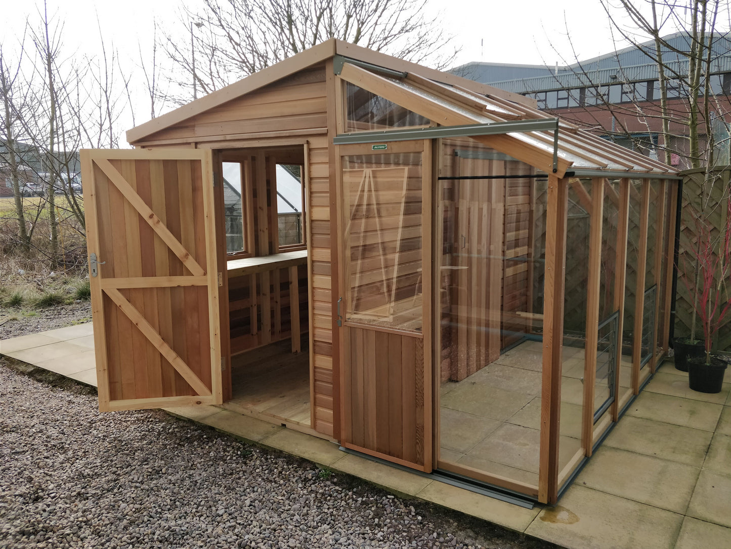 Fusion 8 Cedar Greenhouse (8'9" x 10'7")