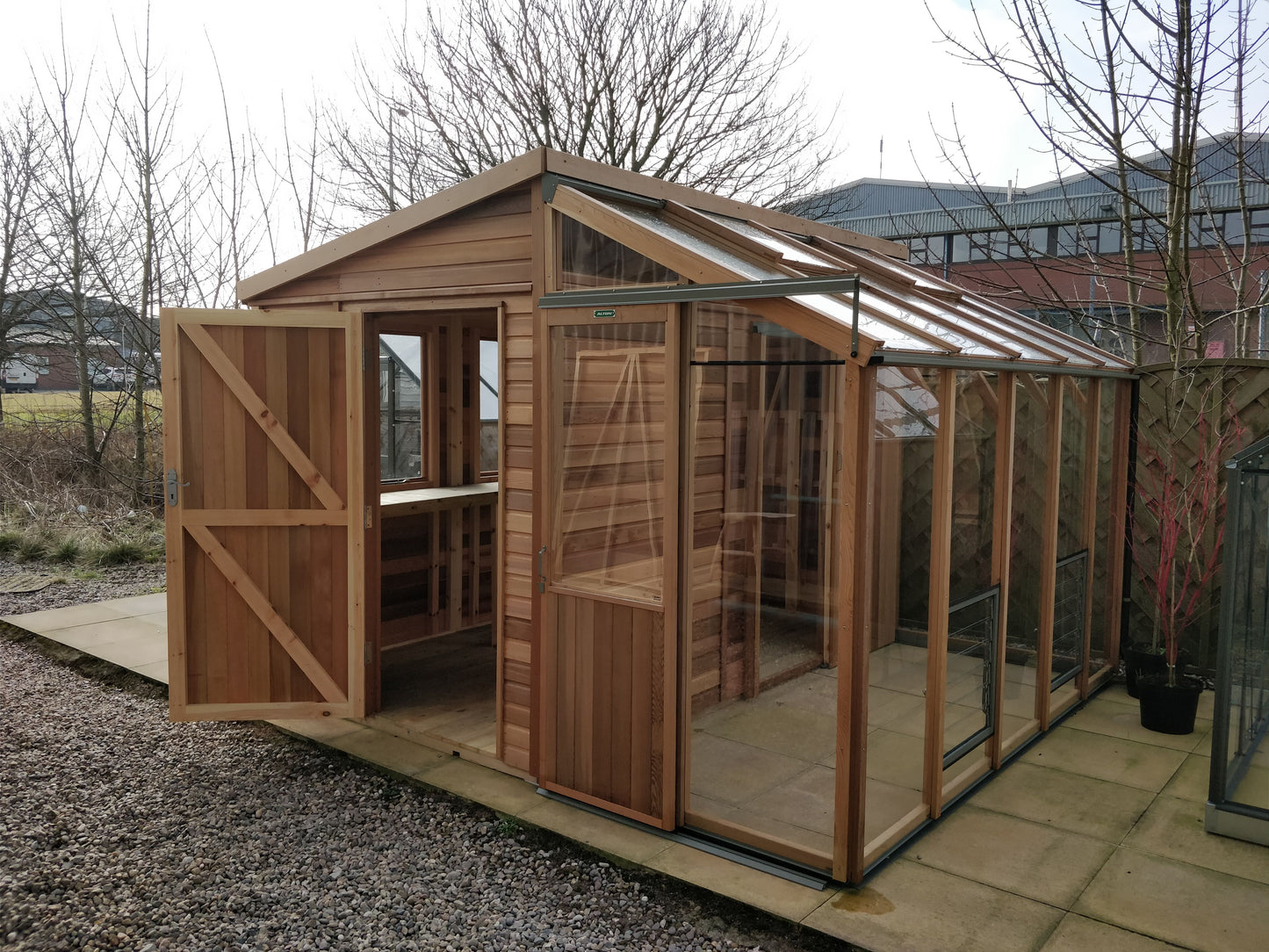 Fusion 8 Cedar Greenhouse (8'9" x 10'7")