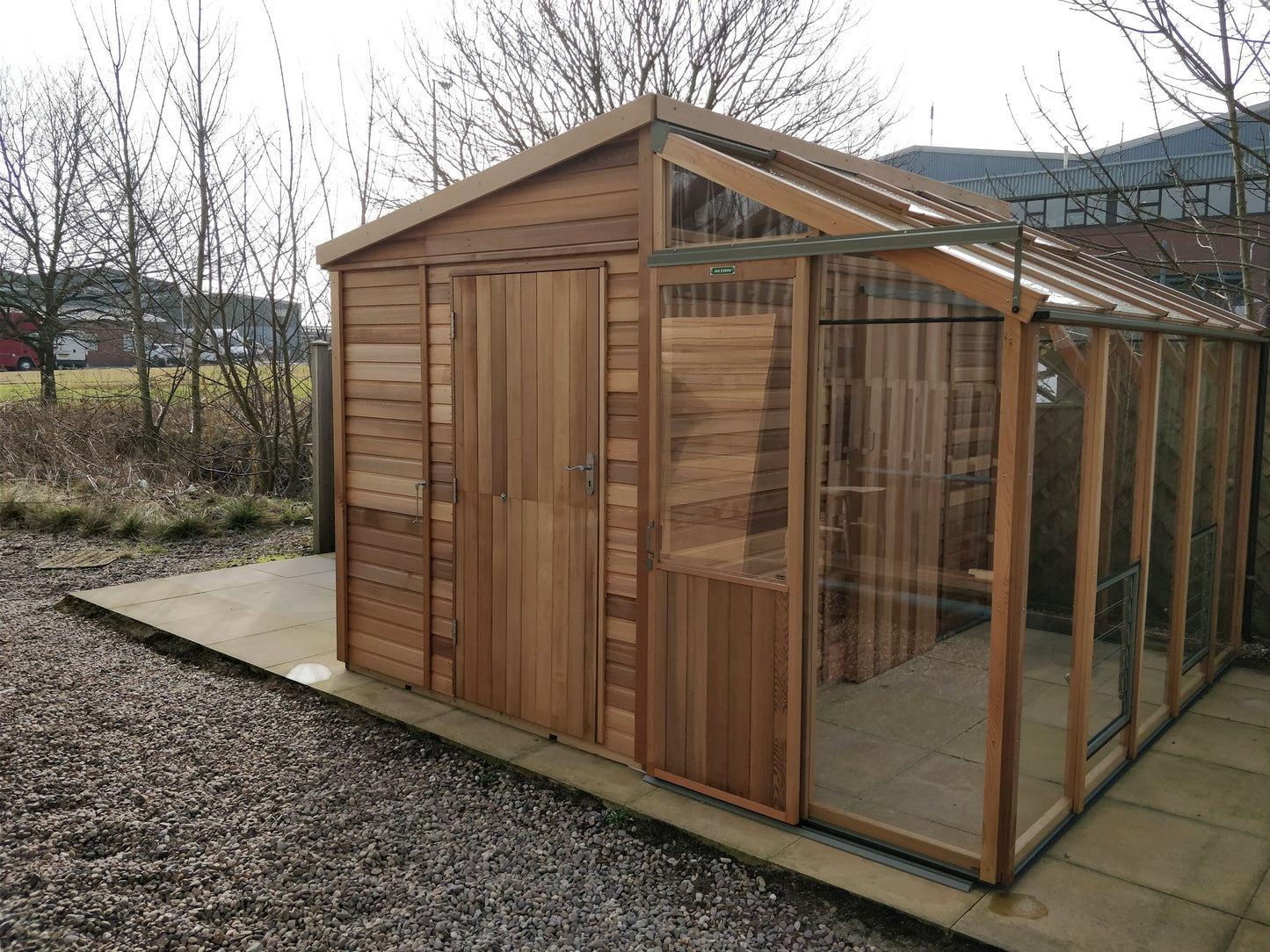 Fusion 8 Cedar Greenhouse (8'9" x 10'7")