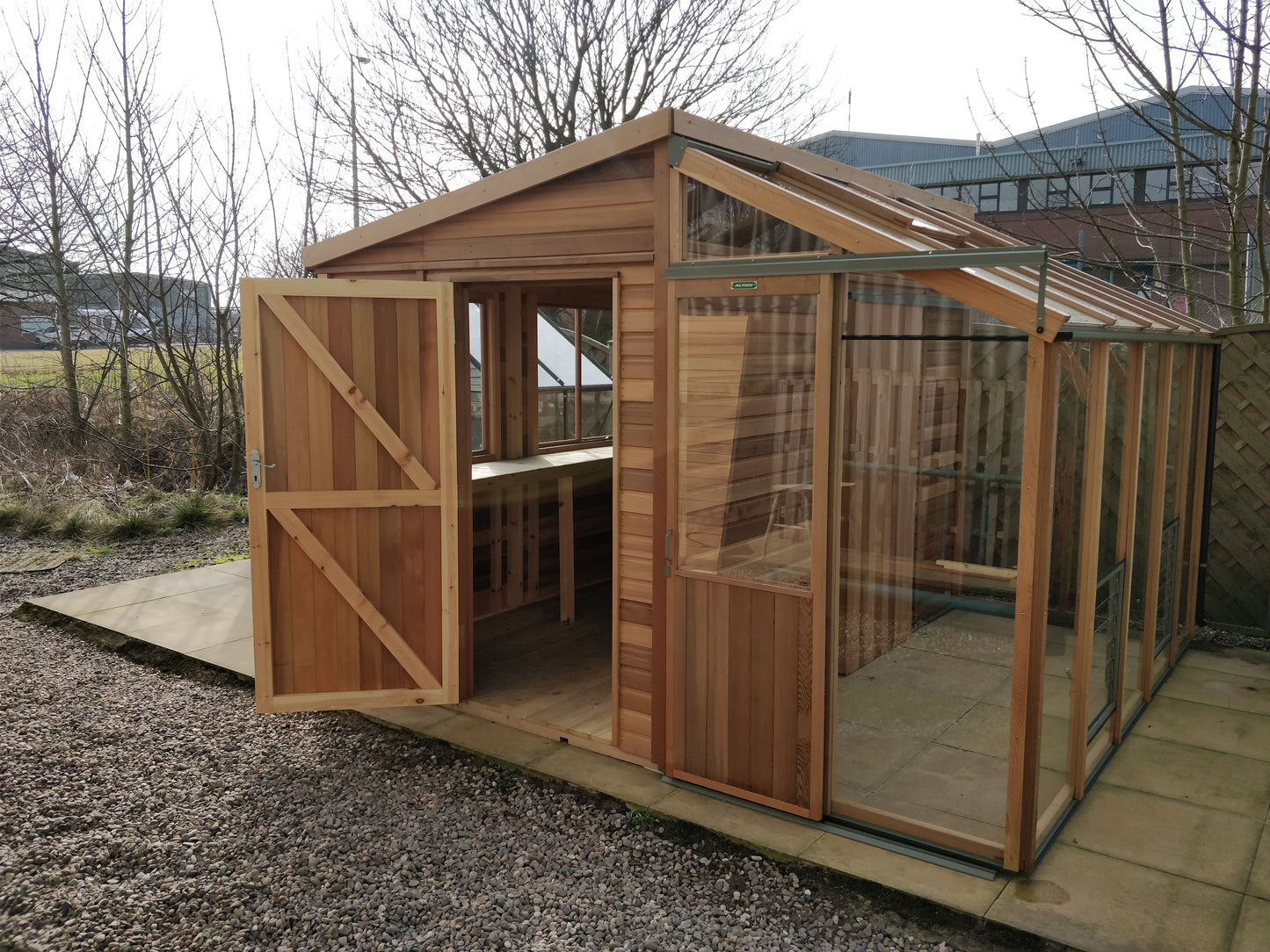 Fusion 8 Cedar Greenhouse (8'9" x 10'7")