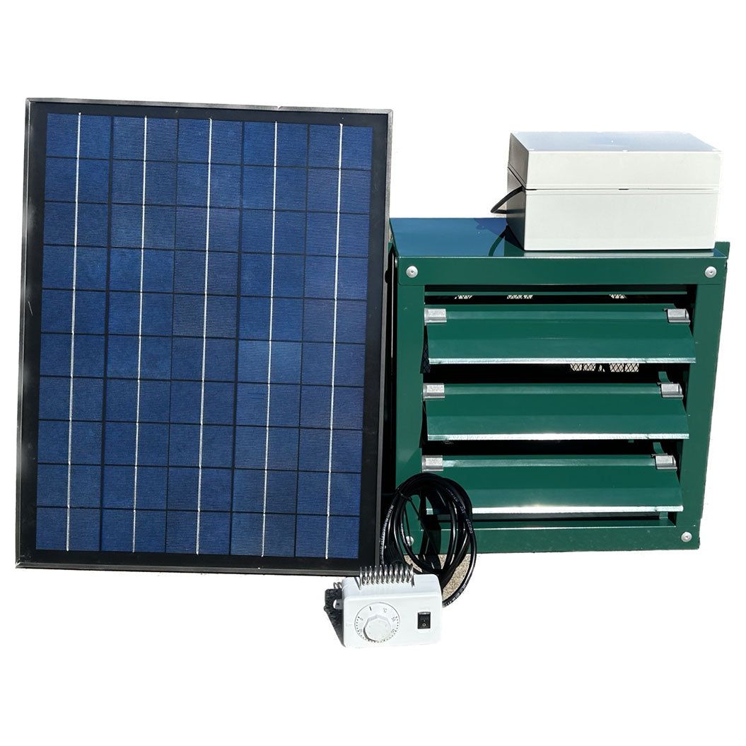 Solar Powered Greenhouse Exhaust Kit