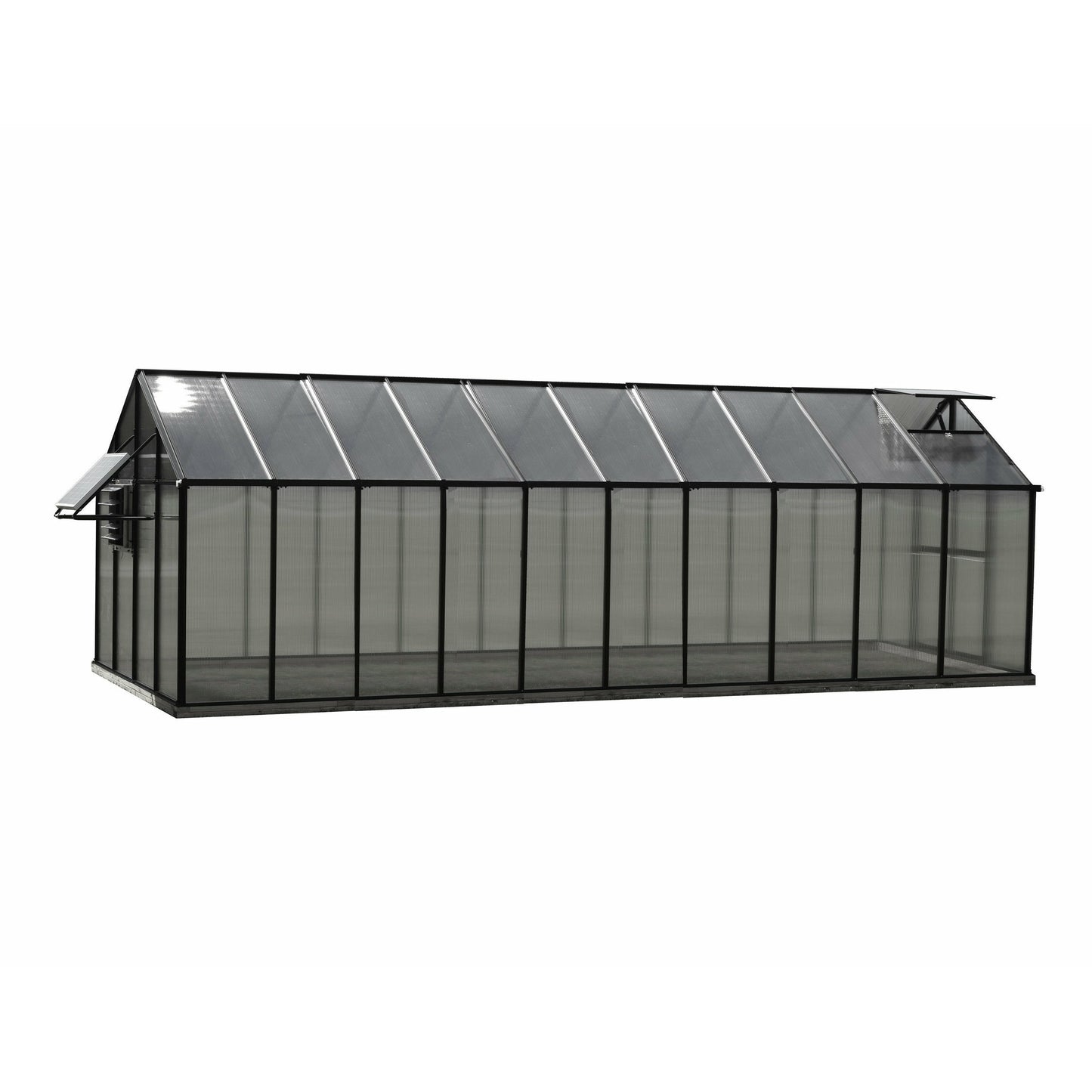 Mont Greenhouse 8FTx 20FT - Black Finish - Mojave MONT-20-BK-MOJAVE