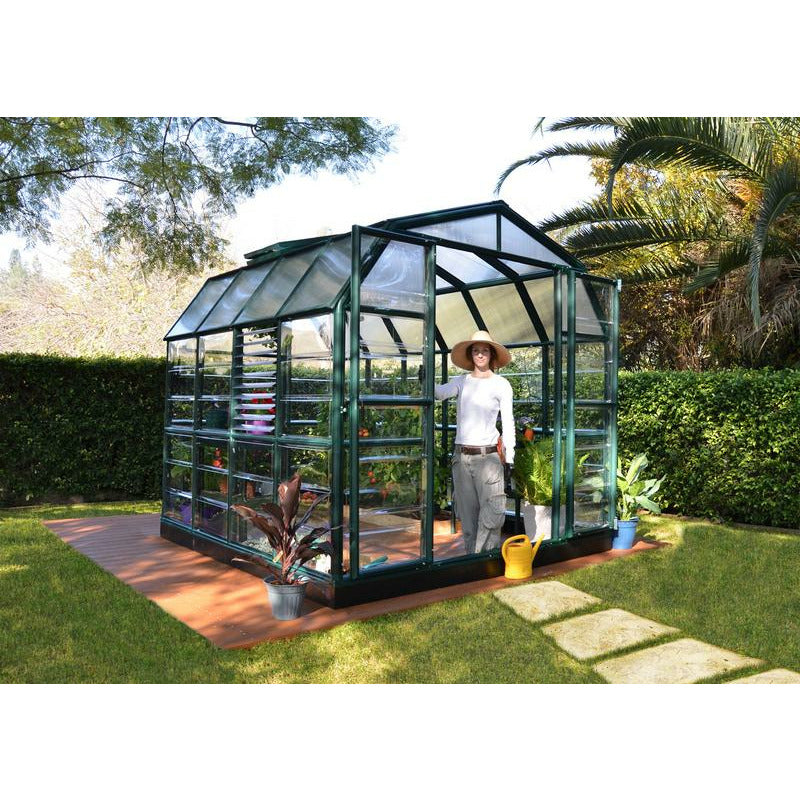 Palram - Canopia Prestige 8' x 8' Greenhouse - Clear