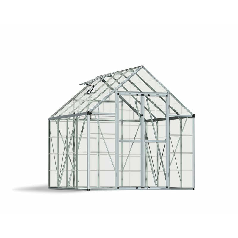 Palram - Canopia Snap & Grow 8' x 8' Greenhouse - Silver