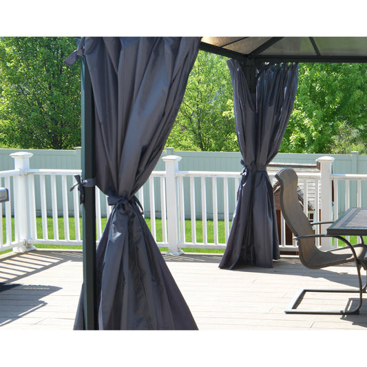 Palermo 4300 Gazebo Curtain set - 4 piece
