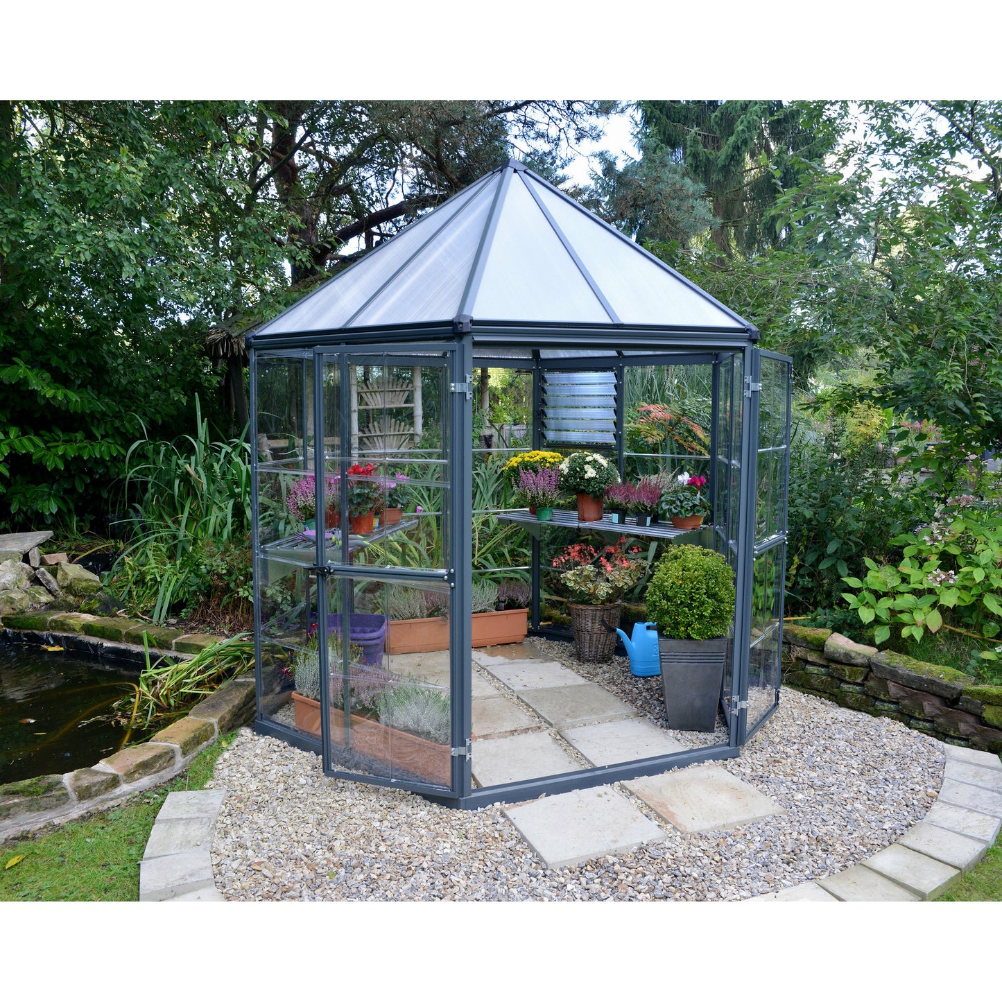Oasis Hex 7' x 8' Greenhouse