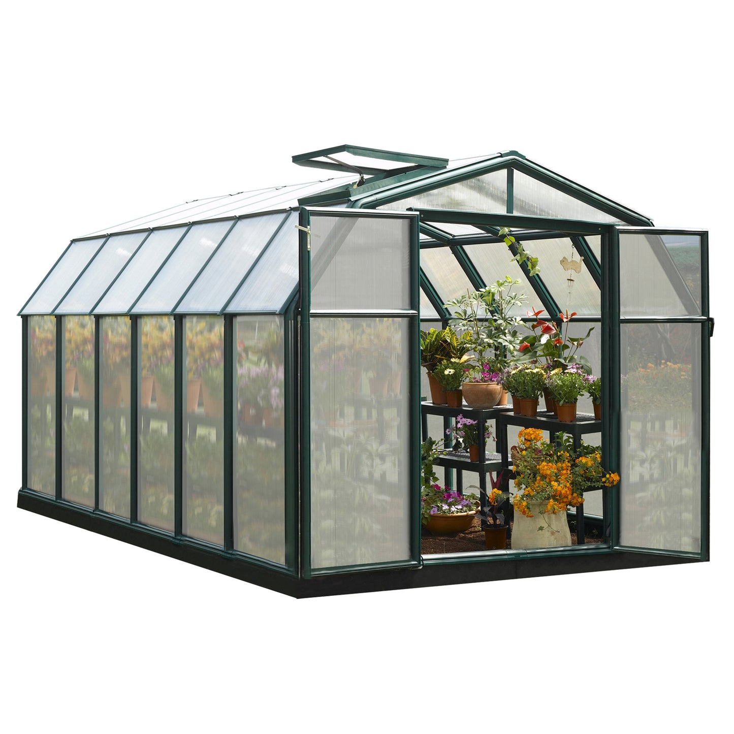 Rion Hobby Gardener 8' x 12' Greenhouse