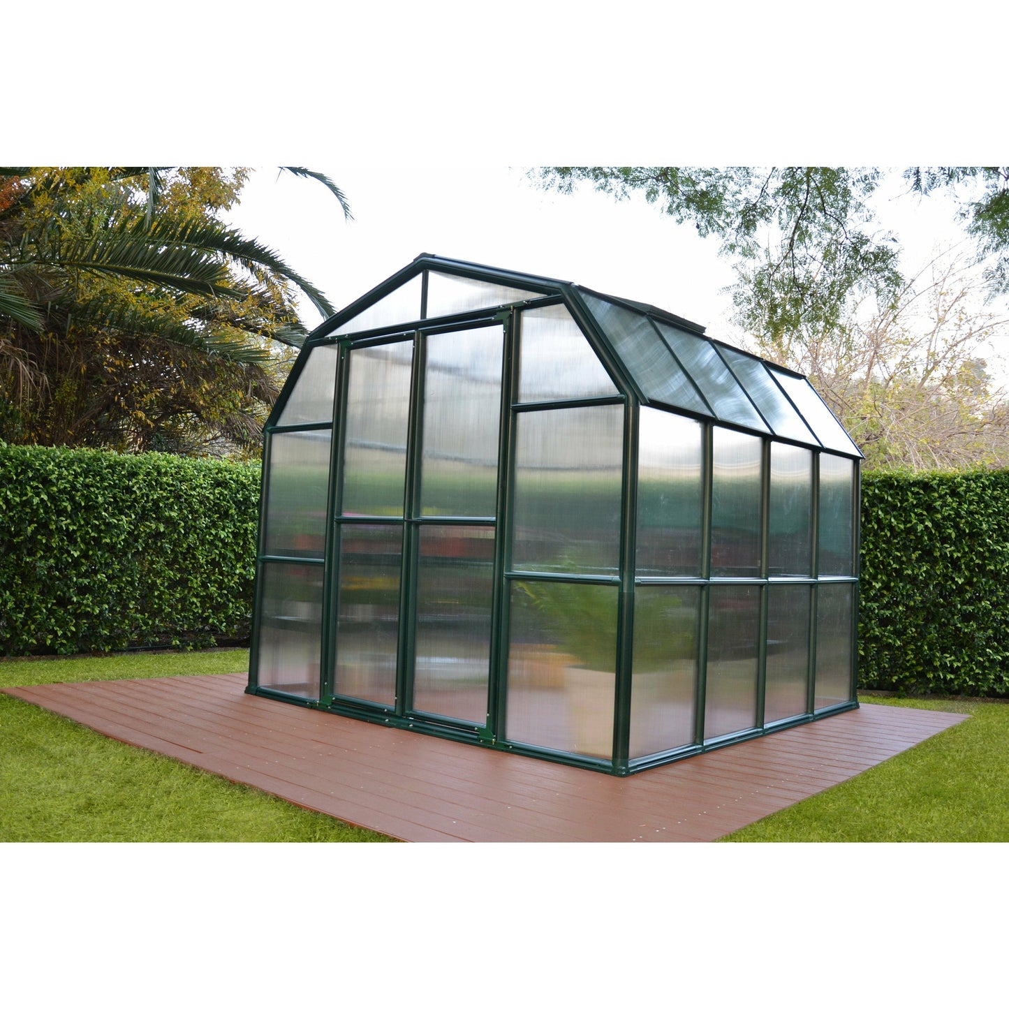 Rion Grand Gardener 8' x 8' Greenhouse - Clear