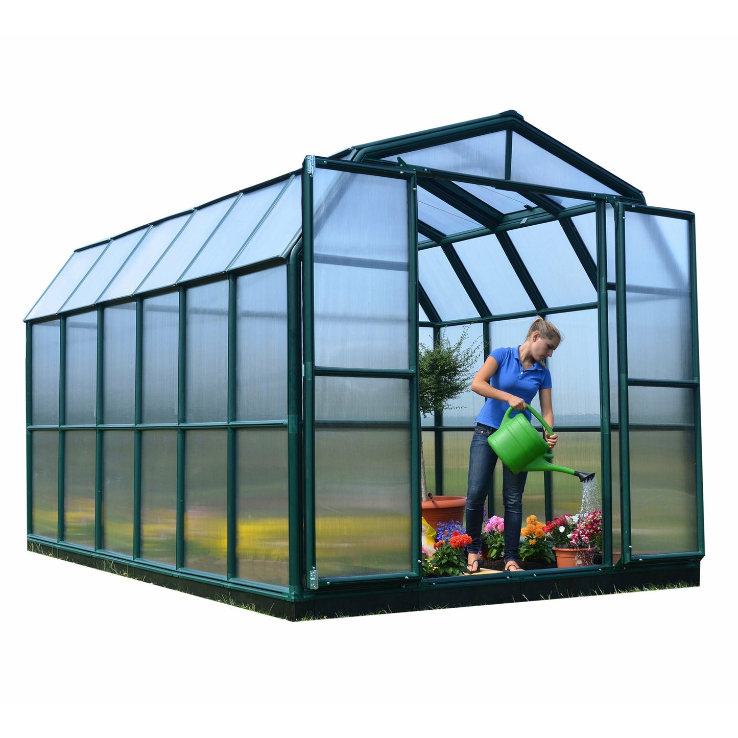 Rion Grand Gardener 8' x 12' Greenhouse - Twin Wall