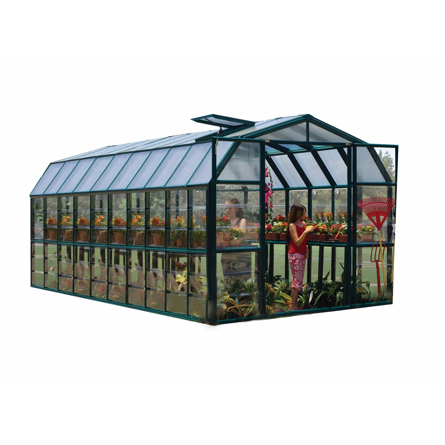 Rion Grand Gardener 8' x 20' Greenhouse - Clear