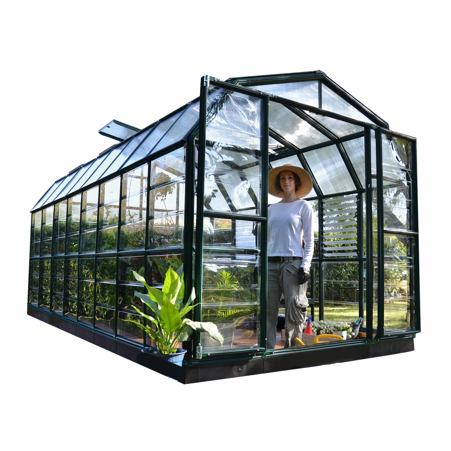 Rion Prestige 2 Clear 8' x 16' Greenhouse