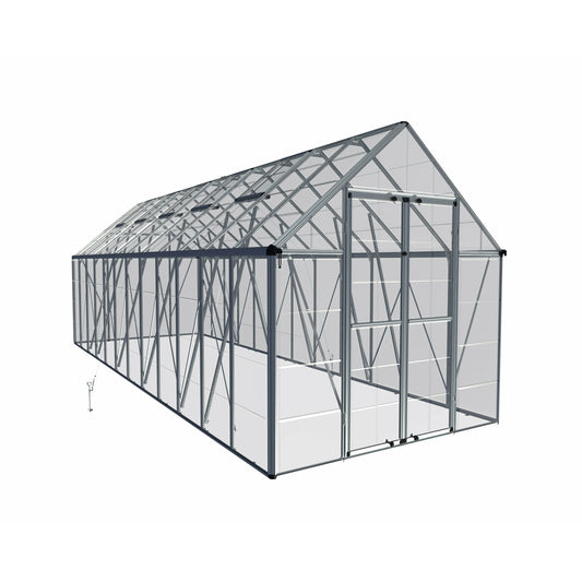 Palram Snap & Grow 8' x 24' Greenhouse - Silver