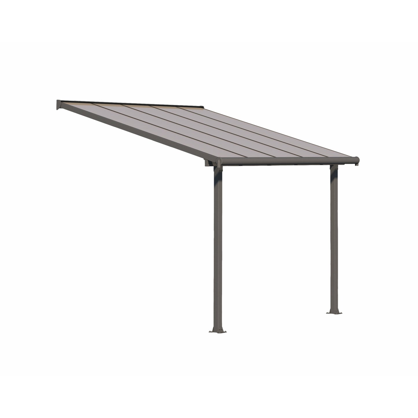 Palram Olympia 10' x 10' Patio Cover - Gray/Bronze