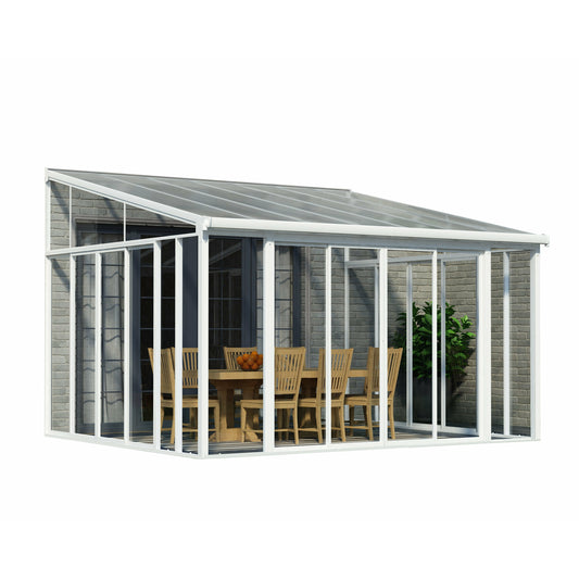 Palram San Remo 13' x 14' Patio Enclosure - White