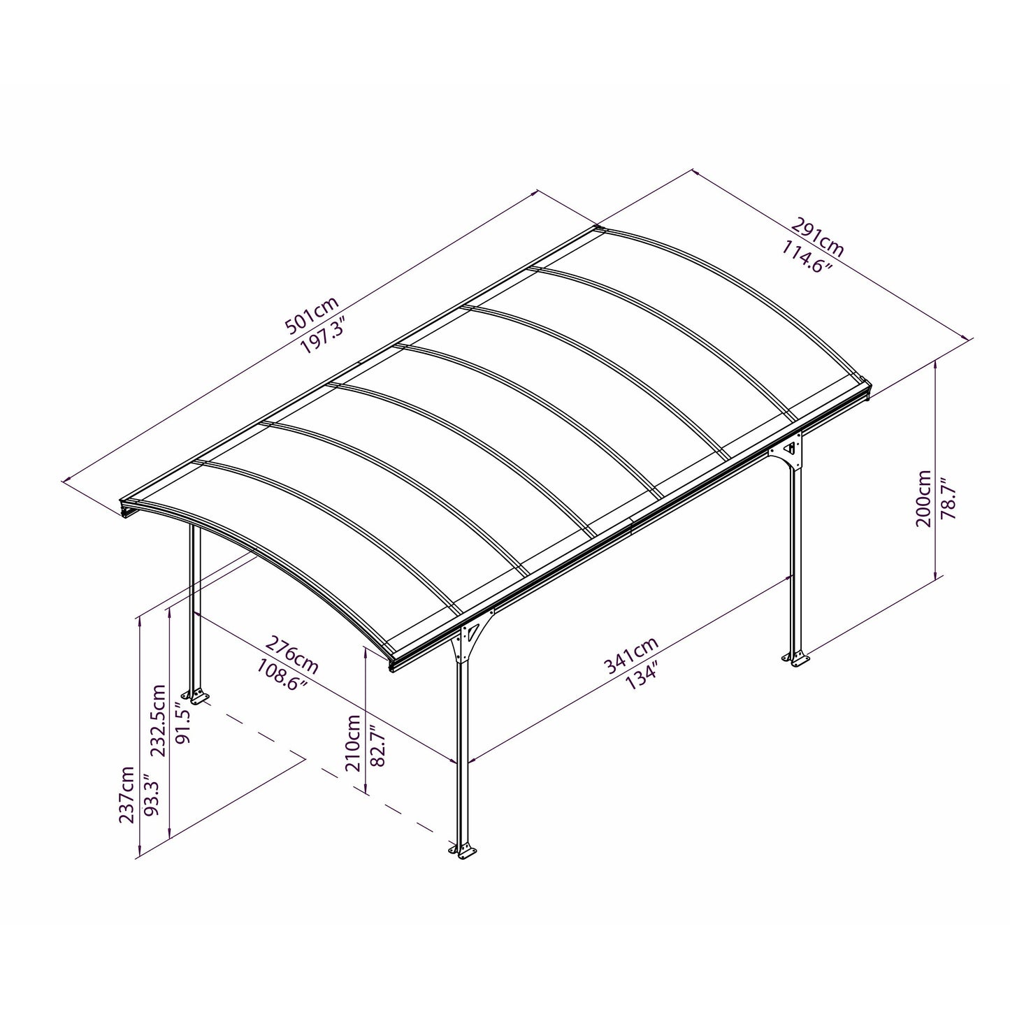 Palram Vitoria Carport