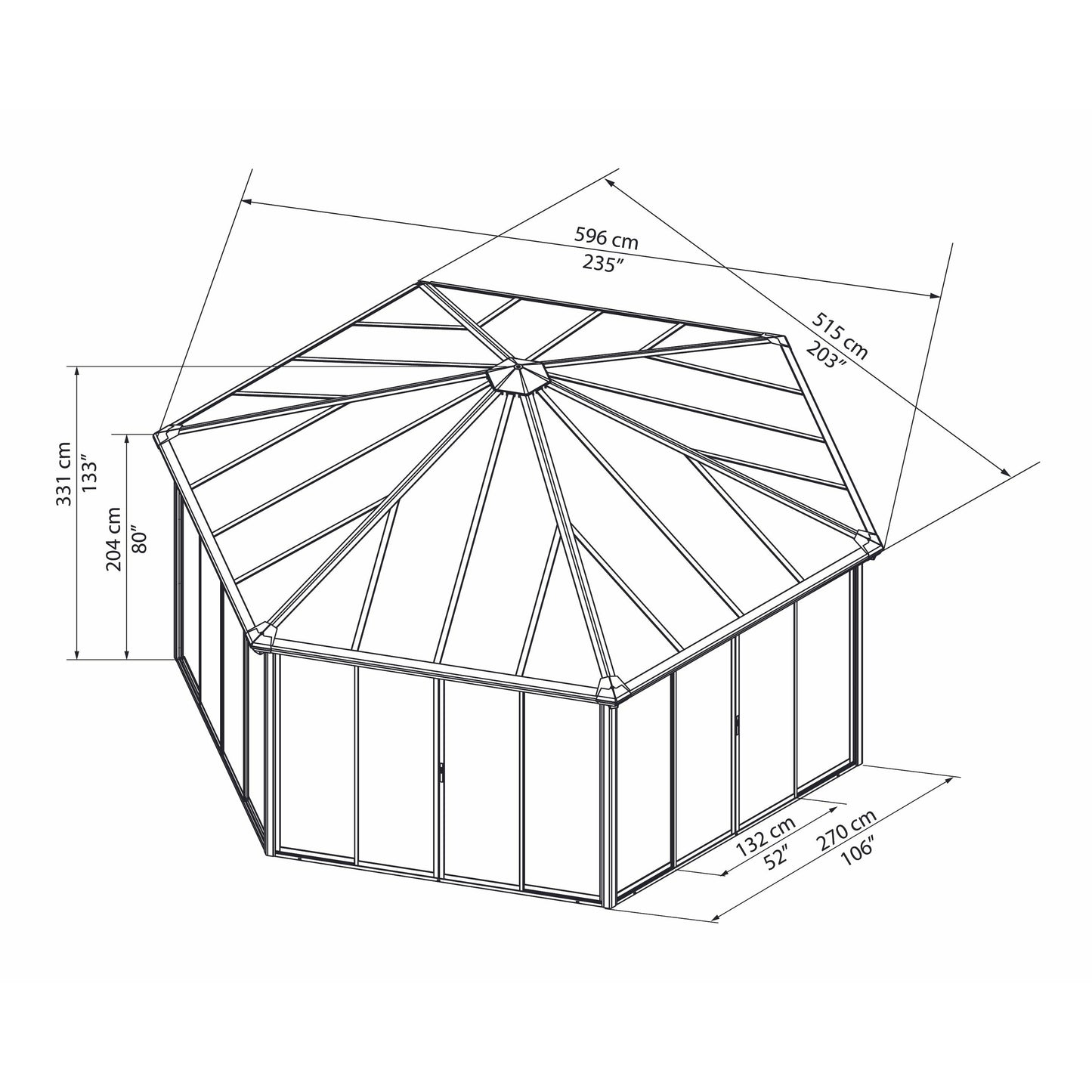 Palram Garda Garden Gazebo