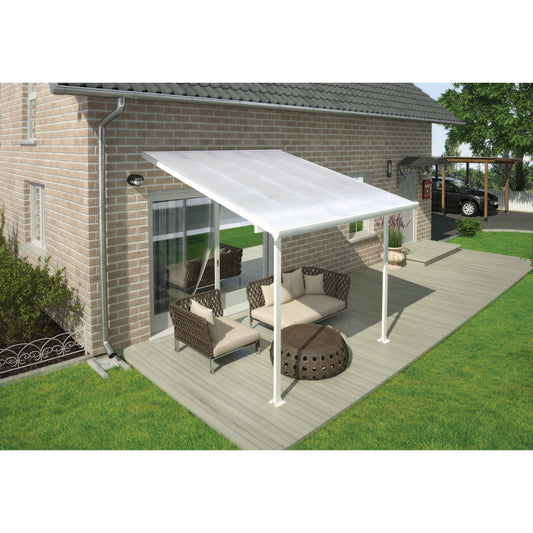 Palram Feria 10' x 10' Patio Cover - White