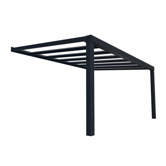 PALRAM STOCKHOLM PATIO COVER GRAY CLEAR 11x17