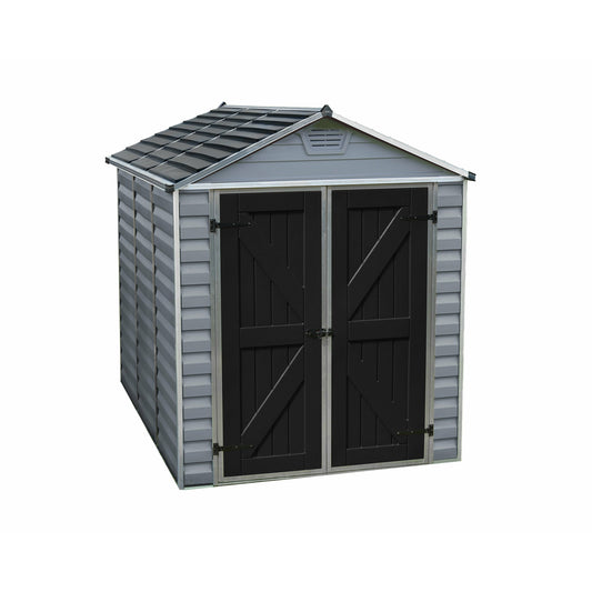 Palram SkyLight 6' x 8' Storage Shed - Gray
