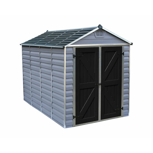 Palram SkyLight 6' x 10' Storage Shed - Gray